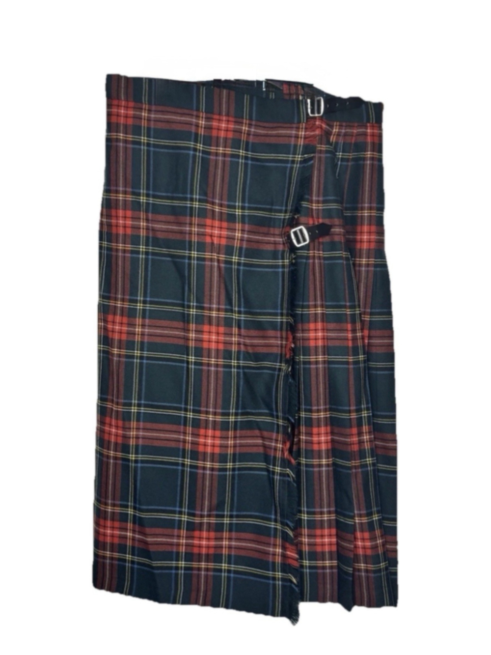 Men’s Scottish Tartan Kilt Authentic Laird’s Scotland 32” Waist - Green Stewart